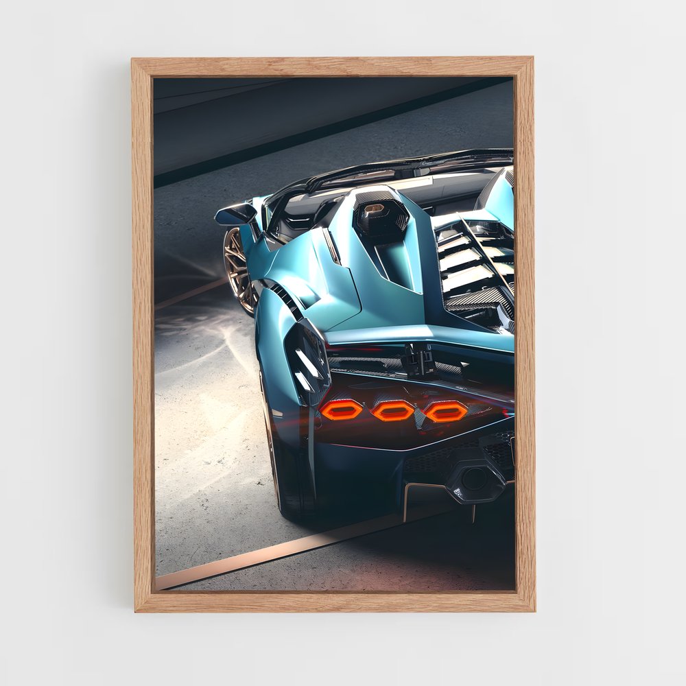 Poster Sian roadster rime – affiche Lamborghini (vue 4)